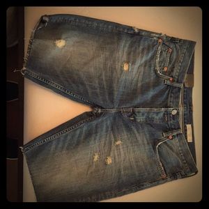 All saints switch denim shorts-tags still on